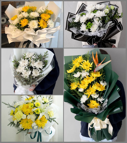 广东广州市白云区江高镇中八村白事花束代送
